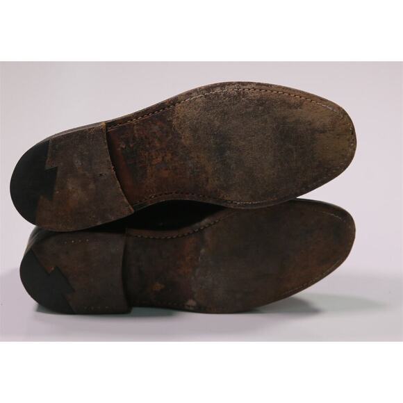 Paul Smith Brown Captoe Oxford Leather Dress Shoes Men's US 9 - Picture 9 of 11